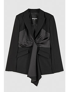 Blazer con drappeggio