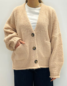 Maxi Cardigan con Bottoni