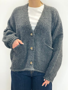 Maxi Cardigan con Bottoni